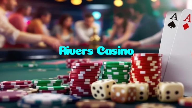 Rivers Casino casino presented on mobile device in Pakistan with slots and live games